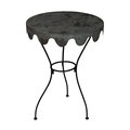 Elk Signature Accent Table, 22 in W, 22 in L, 29 in H, Metal Top 714567